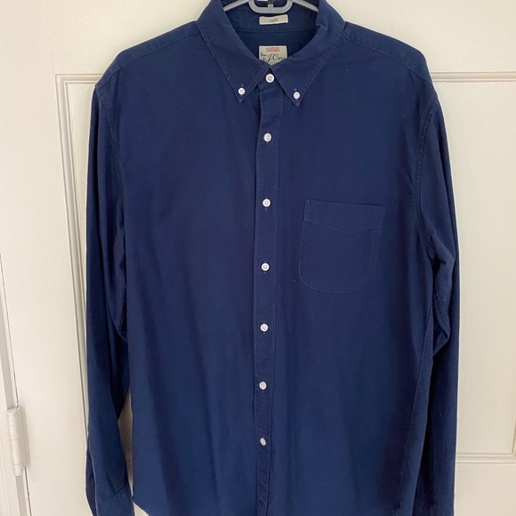 J. Crew Other - J. Crew Men's Navy Blue Oxford Shirt (L)